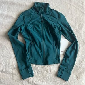 Lululemon Define Cropped Jacket Nulu - Storm Teal